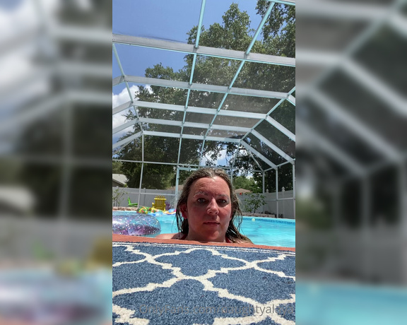 Naughty Alaya aka Naughtyalaya OnlyFans - Red bikini pool video Omg I love teasing my neighbor while I Am in the pool Come join me In the