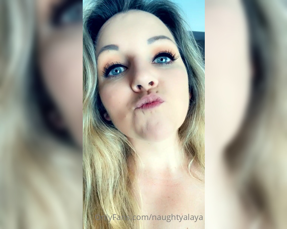 Naughty Alaya aka Naughtyalaya OnlyFans - Happy Valentine’s Day video my loves and happy Sunday fun day for me your filthy girl have a great