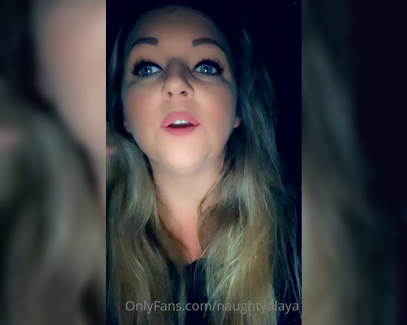 Naughty Alaya aka Naughtyalaya OnlyFans - Great morning video to my beautiful angels