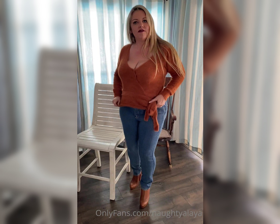Naughty Alaya aka Naughtyalaya OnlyFans - Today sexy outfit of the day with my New Louis Vuitton booties on and a sexy pair of jeans 2