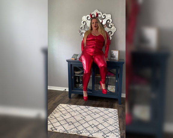 Naughty Alaya aka Naughtyalaya OnlyFans - Katie’s fashion corner presents, my horny devil outfit of the day for this weekend’s costume par 2