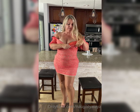 Naughty Alaya aka Naughtyalaya OnlyFans - Katie’s fashion corner presents this hot sexy titty dress Let me lay down so you can slide your C 2