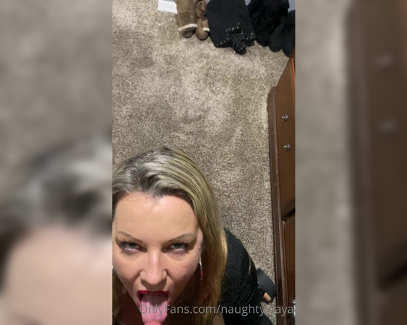 Naughty Alaya aka Naughtyalaya OnlyFans - Hot cock sucking video how I love to wait for you at home after a long day and please YOU!! You are