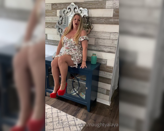 Naughty Alaya aka Naughtyalaya OnlyFans - Katie’s fashion corner presents this hot sexy summer dress, Wolfords and heels I went out for Sun 2