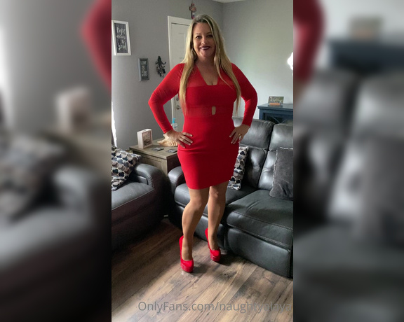 Naughty Alaya aka Naughtyalaya OnlyFans - Sexy hot video of my outfit red hot outfit of the day Enjoy my loves