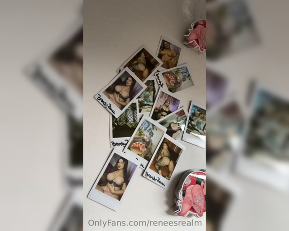 Renee aka Reneesrealm OnlyFans - Got lots of polaroids and stickers!! Ask me for yours