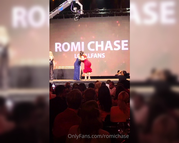 Romi Chase aka Romichase OnlyFans - We did it ! Social Media Star of the year 2022 ! Here’s a pic and a acceptance speech video t 2