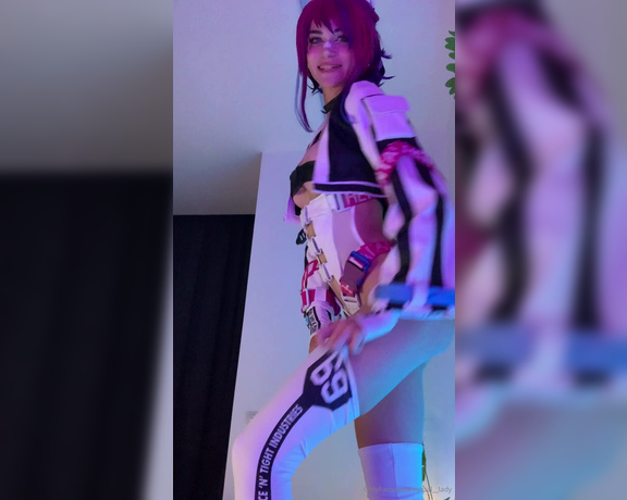 Virtual Lady -  I finally got the ProjektMelody costume Do you like it,  Big Tits, Cosplay