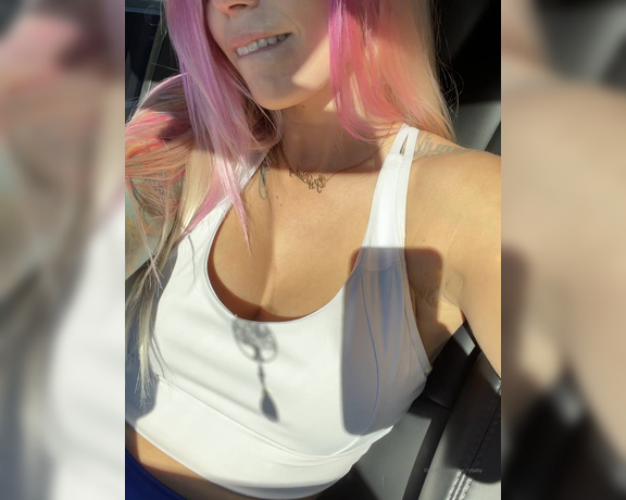 RyBaby aka Xo_rybaby OnlyFans - So Horny while Running Errands, I found a back parking lot to fix that Go check your DMs