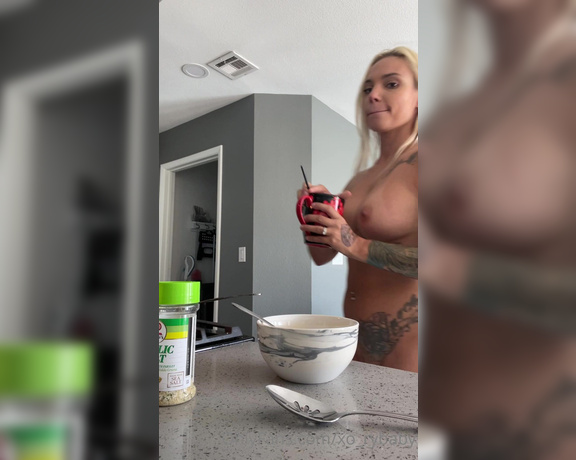 RyBaby aka Xo_rybaby OnlyFans - POV me making you breakfast naked in the kitchen after you just dicked me down real good I thought