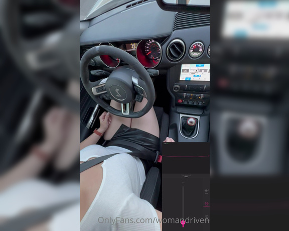 Woman Driven aka Womandriven OnlyFans - I did something naughty and fun with the GT350 can you guess what was inside of me because that
