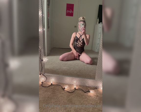 Cheerleader Kait aka Cheerleaderkait OnlyFans - Do you like my lingerie Would you let me wear this when your