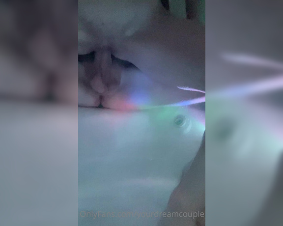 YourDreamCouple aka Yourdreamcouple OnlyFans - Morning Loves! Filmed a hot session in the tub last night