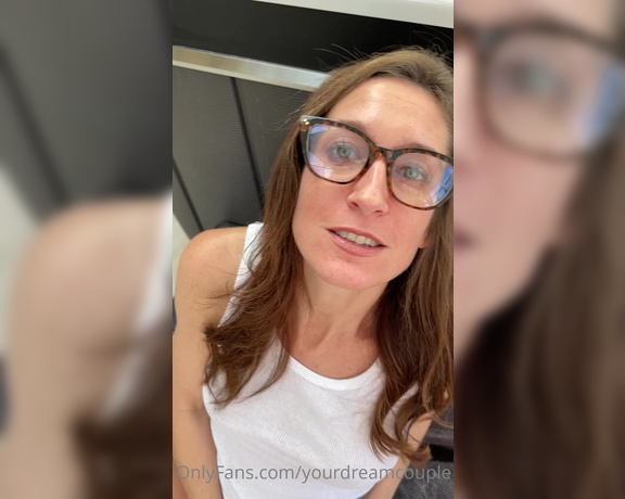 YourDreamCouple aka Yourdreamcouple OnlyFans - I was so riled up here from when Daddy made me cum with his