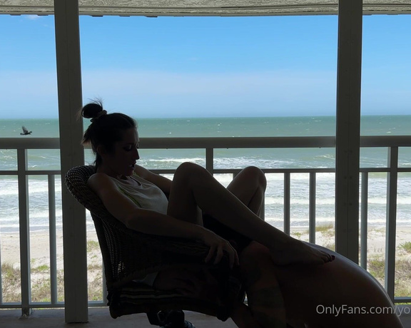 YourDreamCouple aka Yourdreamcouple OnlyFans - Balcony Beach Fuck  I was enjoying the view while D was insid