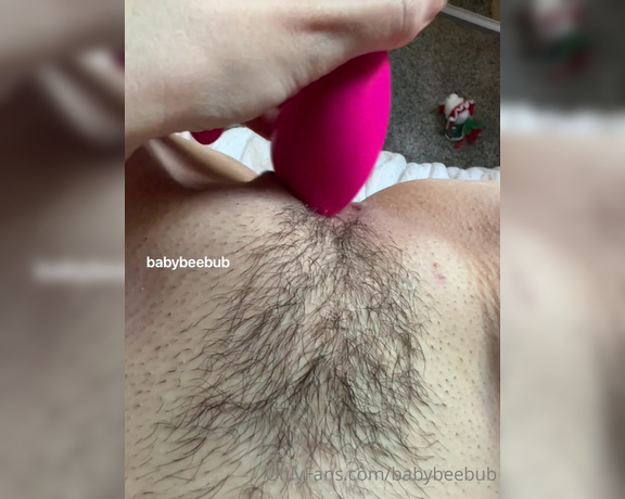 BabyBeeBub aka Babybeebub OnlyFans - Rubbing my cute lil pussy for you! can I stuff your cock inside of it next 2