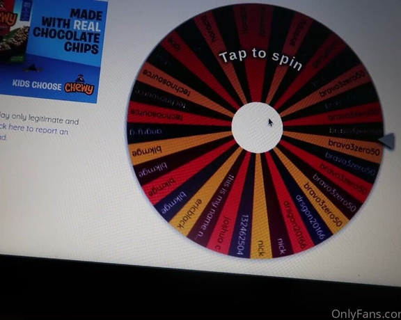 BabyBeeBub aka Babybeebub OnlyFans - Raffle wheel & drawing 2