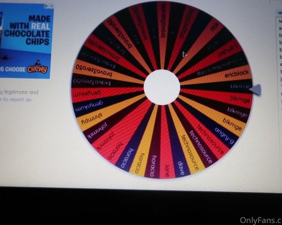 BabyBeeBub aka Babybeebub OnlyFans - Raffle wheel & drawing 2