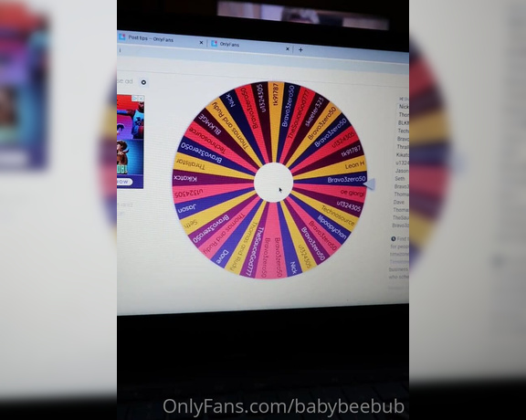 BabyBeeBub aka Babybeebub OnlyFans - Raffle drawing