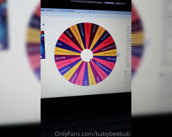 BabyBeeBub aka Babybeebub OnlyFans - Raffle drawing