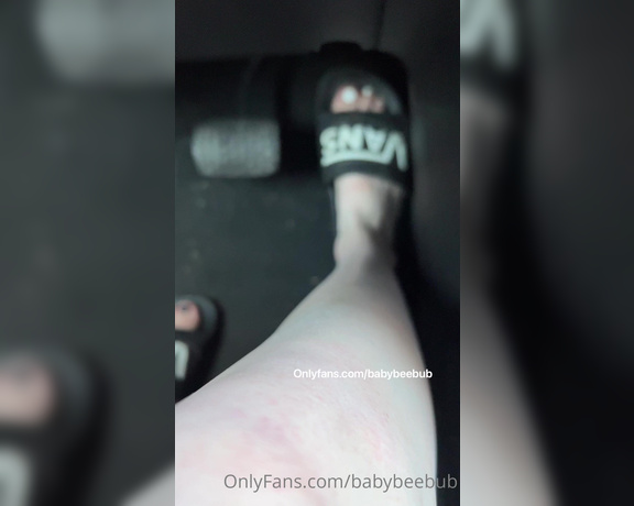 BabyBeeBub aka Babybeebub OnlyFans - Ok so one time I watched a podcast and someone on there had a fetish for bare feet driving and I’ve