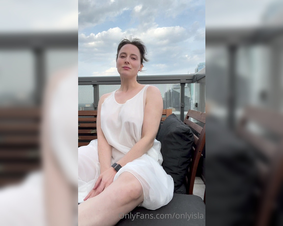 Isla D aka Onlyisla OnlyFans - Getting flirty on my balcony with you and even flirtier in your inbox