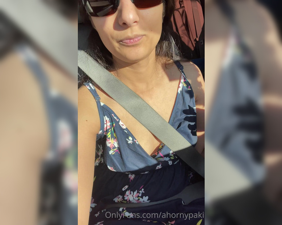 Sexy Paki aka Ahornypaki OnlyFans - Got bored during traffic! 1