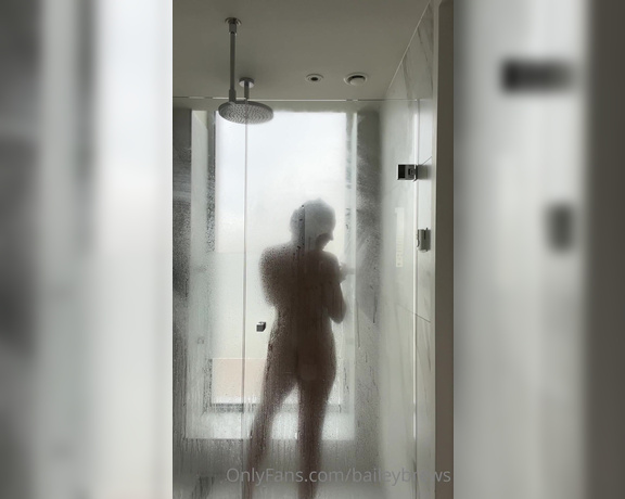 Bailey Brewer aka Baileybrews OnlyFans - It’s Shower Saturday and my Amsterdam hotel has the best glass shower I’ve ever seen It overlooks