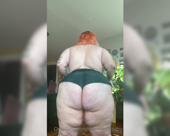Cherryjambaby -  Showing off my asshole,  Big Tits, Solo, BBW, Tattoo