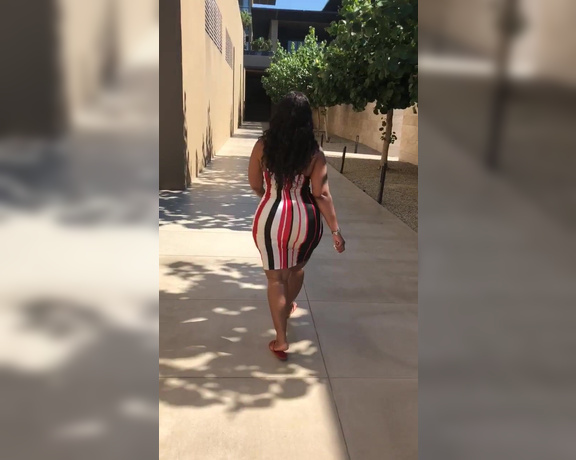 Cherokee D Ass aka Cherokeedass OnlyFans - Request of A Member Cherokee Sexy Dress Walkaway