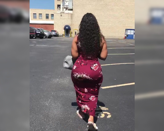 Cherokee D Ass aka Cherokeedass OnlyFans - Request of A Menber Cherokee Walkaway Dress Outside