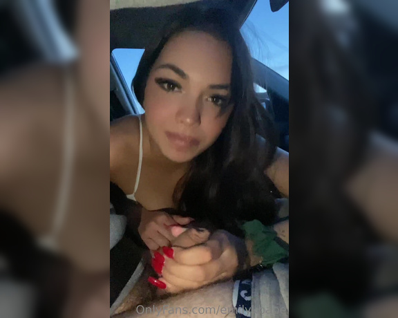 Emily Kaye aka Emilykbabe OnlyFans - Sucking dick in the car then getting fucked real good!!! couldn’t hold in my moans being pounded