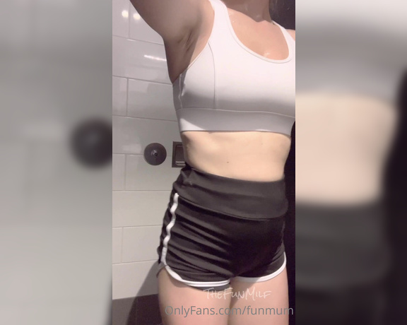 FunMum aka Funmum OnlyFans - Spent today sweating it out in the sauna! Anyone a fan of sweaty sex here
