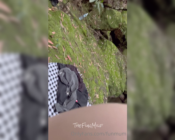 FunMum aka Funmum OnlyFans - As promised… The creampie Nathan gave me during our walk! So much cum… he told me after he had bee 2