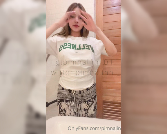 Pimnalinn aka Pimnalin OnlyFans - Girl in white shirt