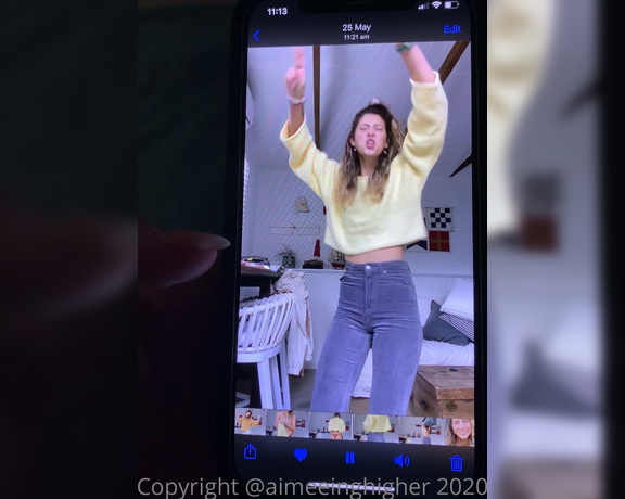 Aimee aka Aimeeinghigher OnlyFans - This is more like what the video is supposed to look like (in regards to colour saturation, and