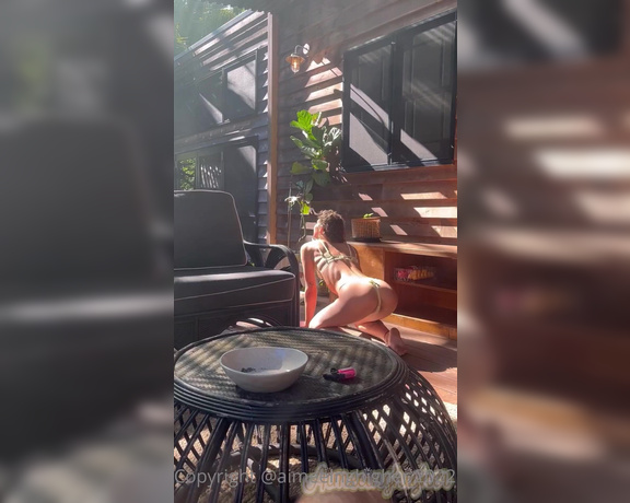 Aimee aka Aimeeinghigher OnlyFans - NEW BG video JUST DROPPED Rented an adorable Airbnb getaway Smoked, sucked & fucked eachother