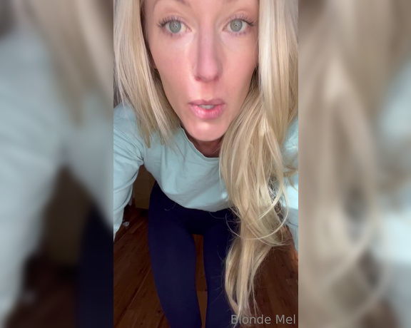 Blonde Mel aka Blondemel OnlyFans - Full strip Friday! Hope you have a great day!