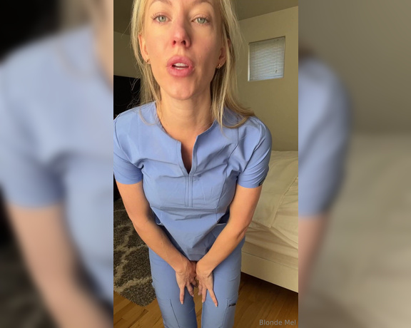 Blonde Mel aka Blondemel OnlyFans - Nurse Mel is here to give you a lesson on female anatomy