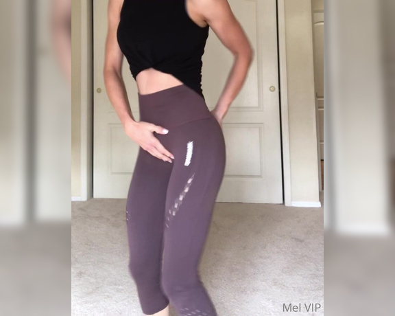 Blonde Mel aka Blondemel OnlyFans - Got some new workout clothes What do you think I sped up this video so I sound like a chipmunk
