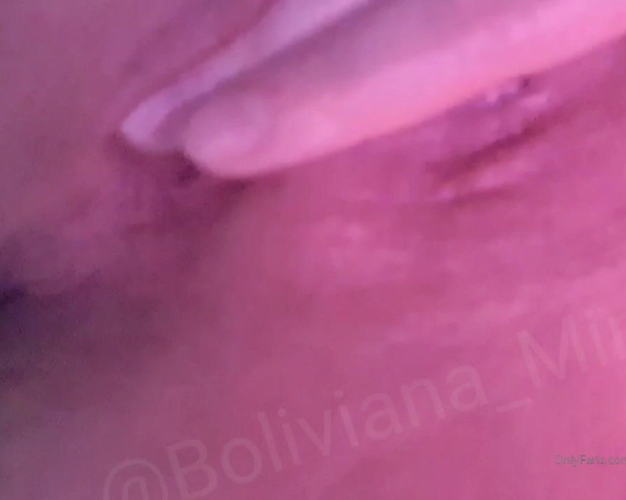 Mimi Boliviana aka Bolivianamimi OnlyFans - Mimi masturbating