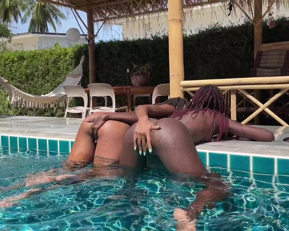 Sexmeat aka Sexmeat OnlyFans - This is what having a good time at the pool looks like for two free spirited, horny sluts It would
