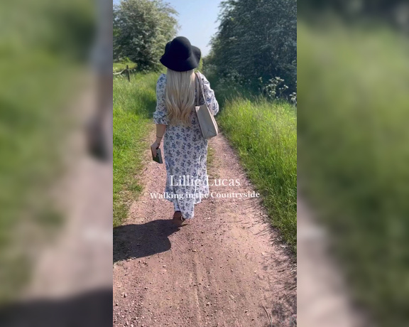 Lillie Lucas aka Lillielucas OnlyFans - Did you see my Walk in the Countryside video yet I walked deep into the Forest and read a romance