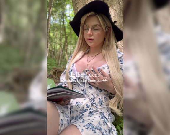 Lillie Lucas aka Lillielucas OnlyFans - Did you see my Walk in the Countryside video yet I walked deep into the Forest and read a romance