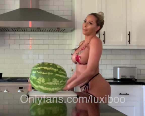 Lux aka Luxiboo OnlyFans - New video coming at 8pm! Watermelon never tasted so good!