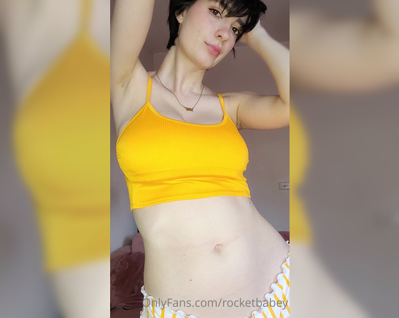 Rocketbabey aka Rocketbabey OnlyFans - Which orange swimsuit is your favorite 4
