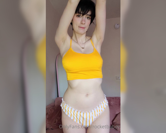 Rocketbabey aka Rocketbabey OnlyFans - Which orange swimsuit is your favorite 4