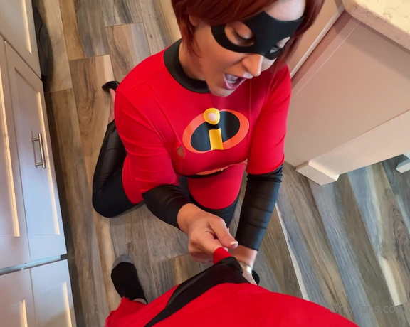 Dani Daniels aka Akadanidaniels OnlyFans - Oh, Mr Incredible, you did such a good job fighting the evil villains you need a reward My mouth