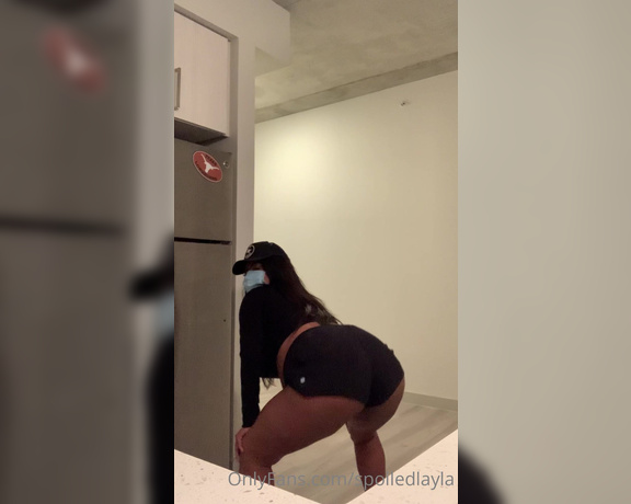 LailaTheBrat -  Don’t laugh at me lol, but I was trying to twerk. Ugh I’m still learning,  Teen, Big Tits