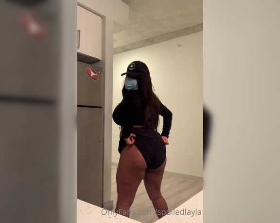 LailaTheBrat -  Don’t laugh at me lol, but I was trying to twerk. Ugh I’m still learning,  Teen, Big Tits